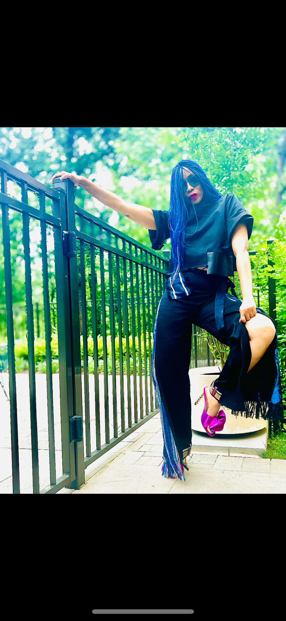 Unisex UPsideDOWN Asóòke Wide Leg Trousers