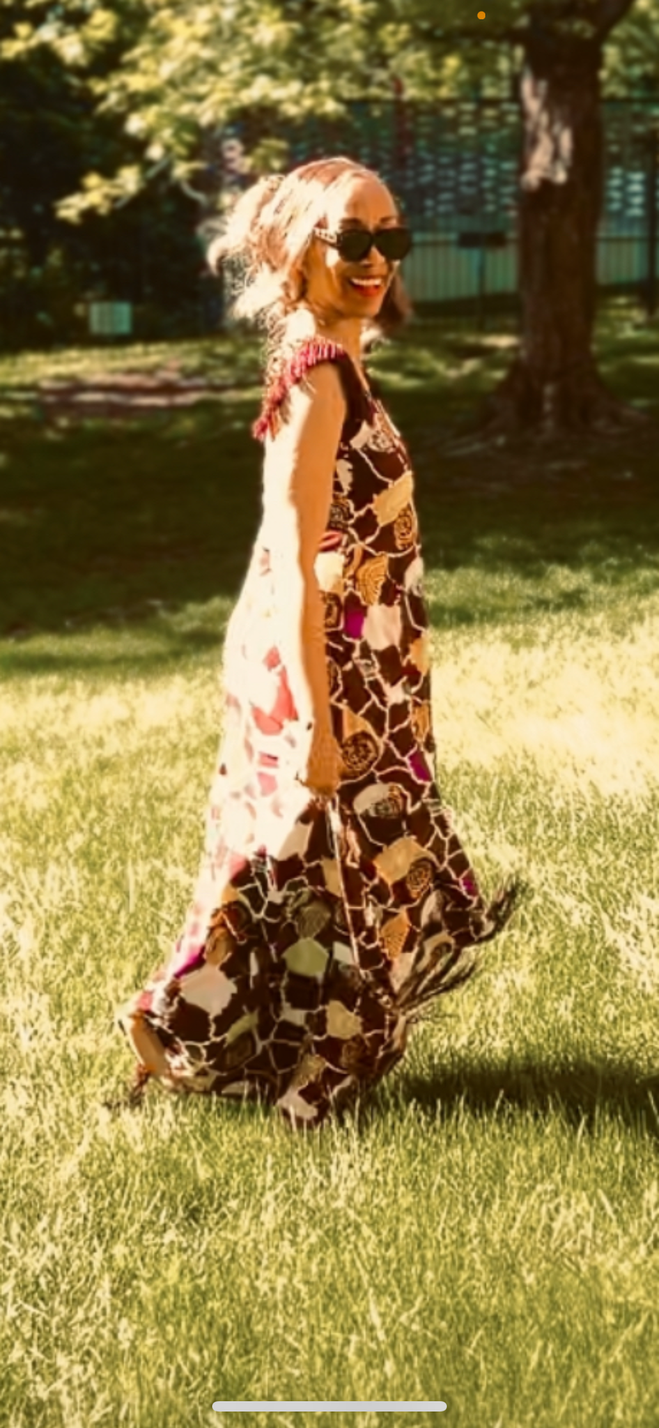 Chuwks Hi Low Maxi with ASOÓKE Hand Beaded Detail