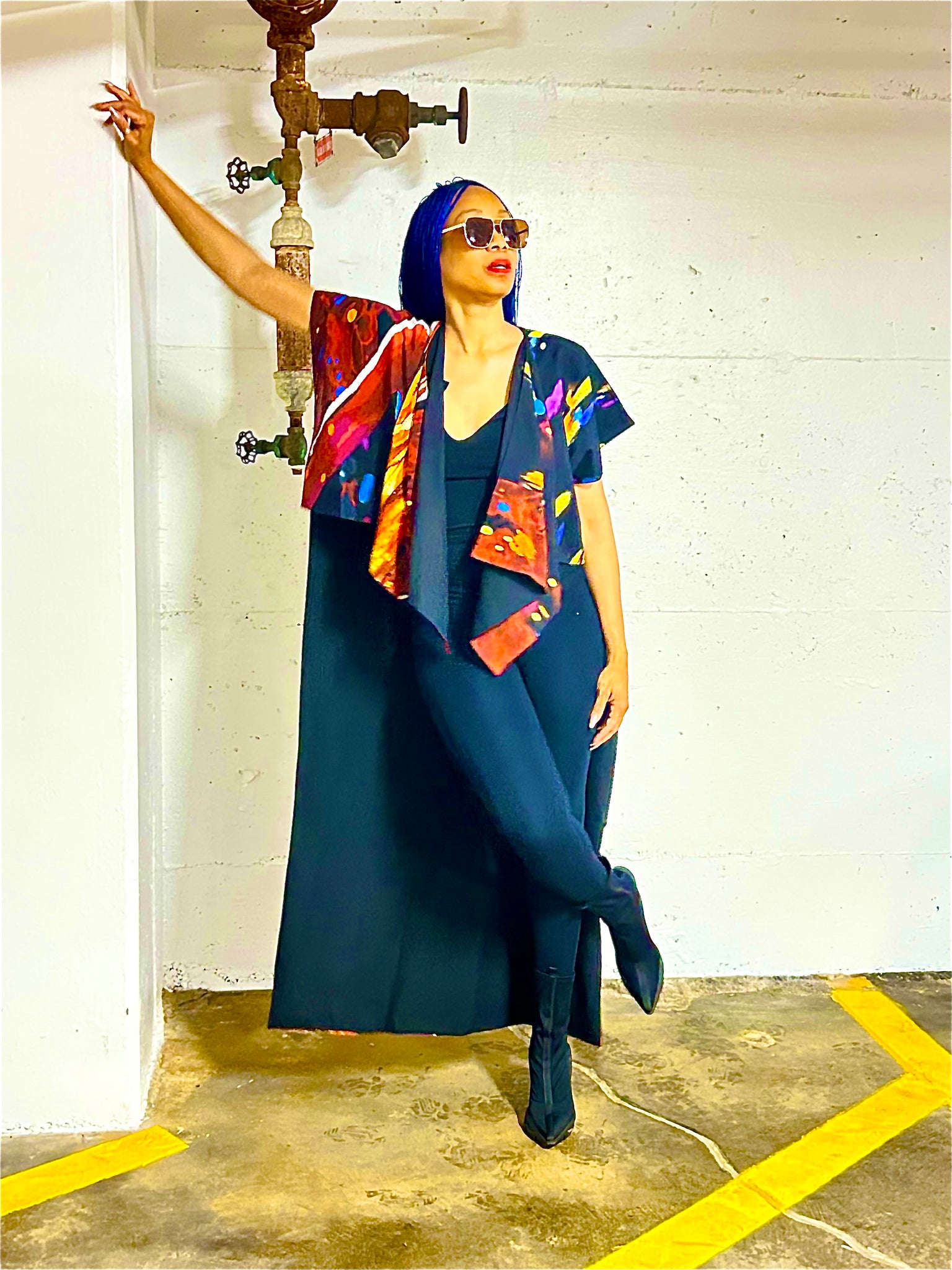 Hand Beaded Lagos Girl Kimono