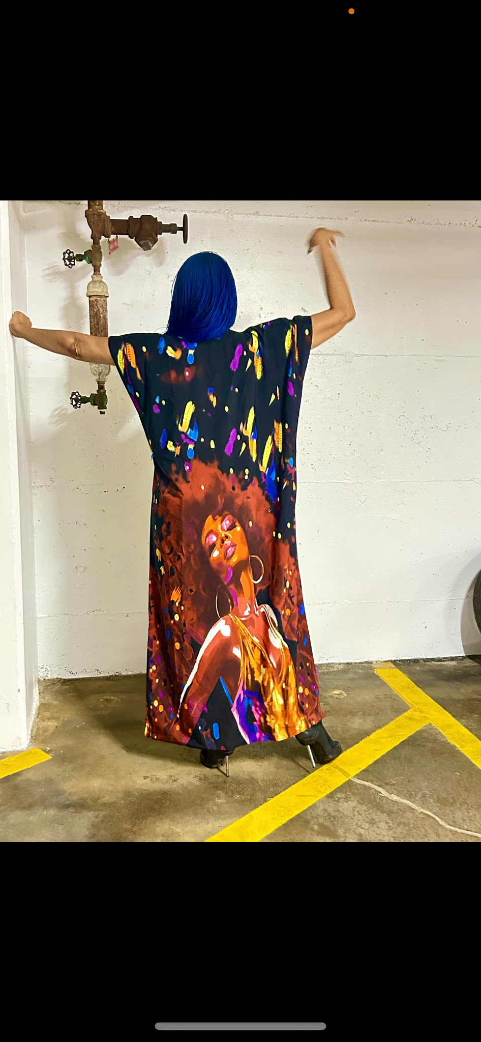 Hand Beaded Lagos Girl Kimono