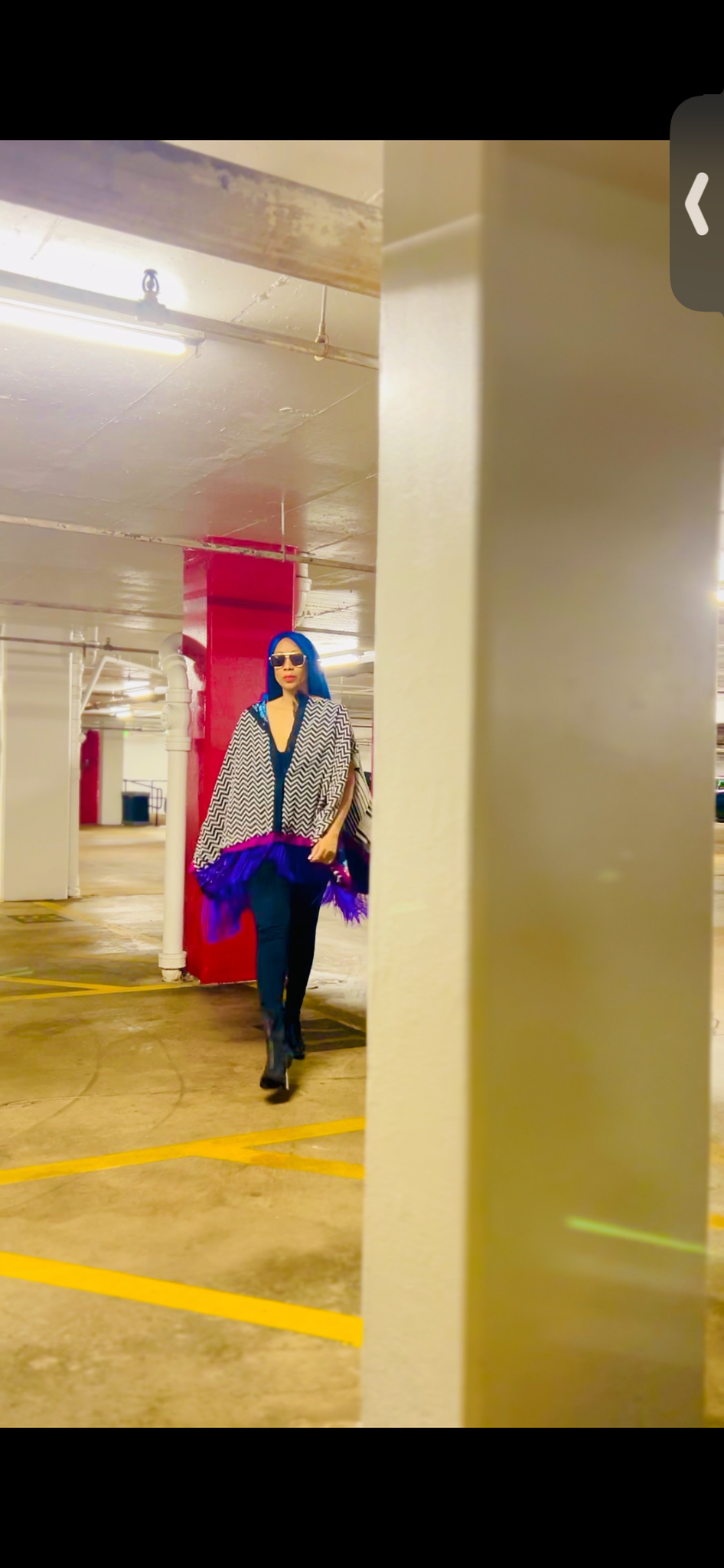 The Reversible TAYO Cape in Purple .