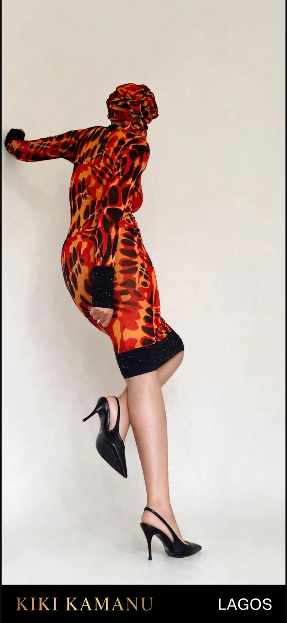SAHARA Sunset Crystal-Tipped Dress- 45’