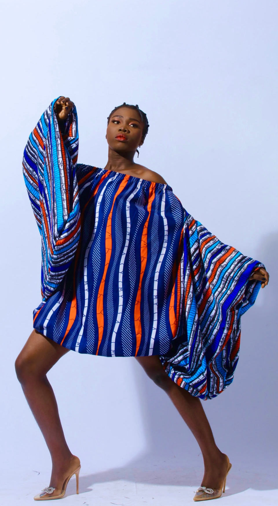 Tulip Dress-Blouse Combo in Cabo Print