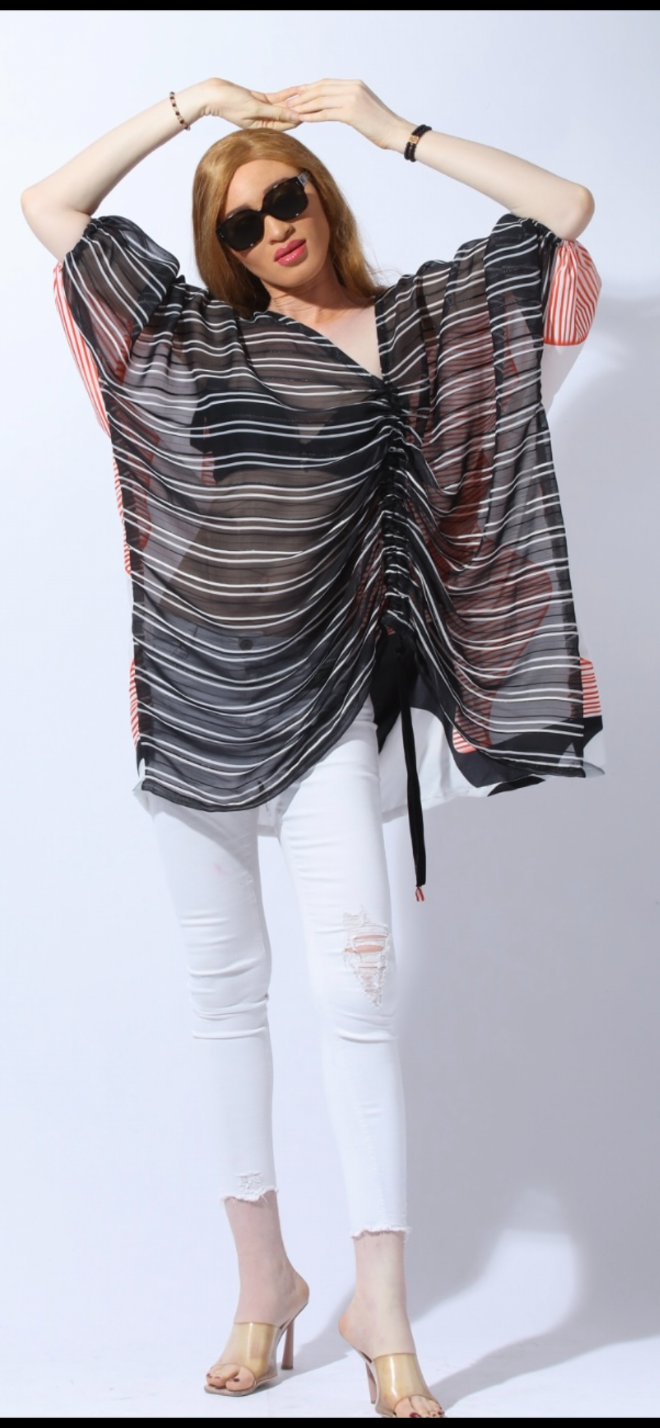 The Milano Drawstring Blouse