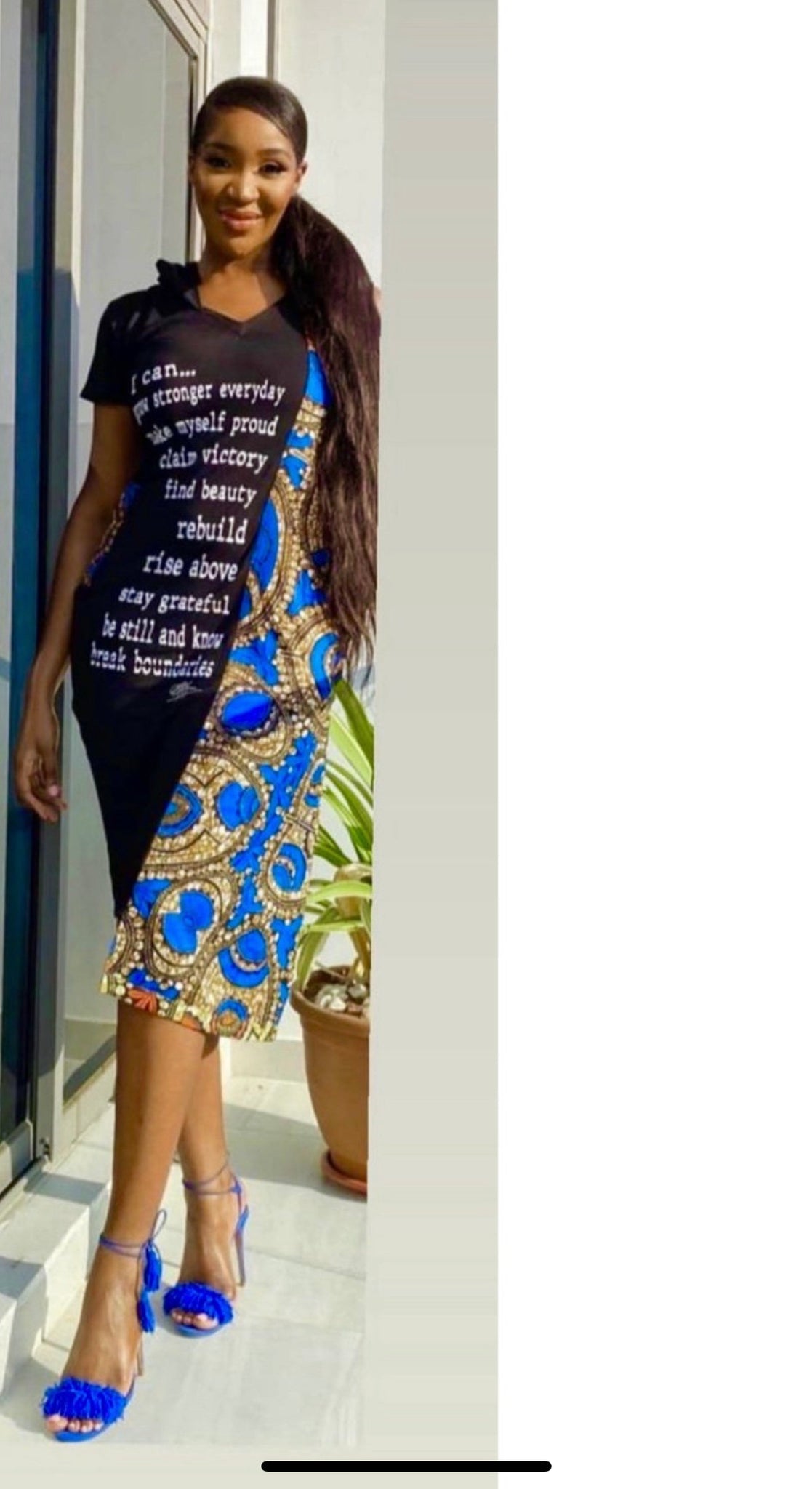 The Minah  ‘I CAN’ Empowerment Dress